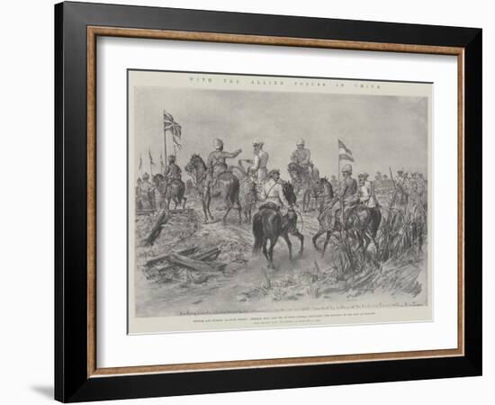 With the Allied Forces in China-Johann Nepomuk Schonberg-Framed Giclee Print