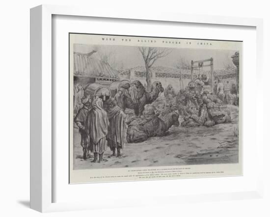 With the Allied Forces in China-Johann Nepomuk Schonberg-Framed Giclee Print