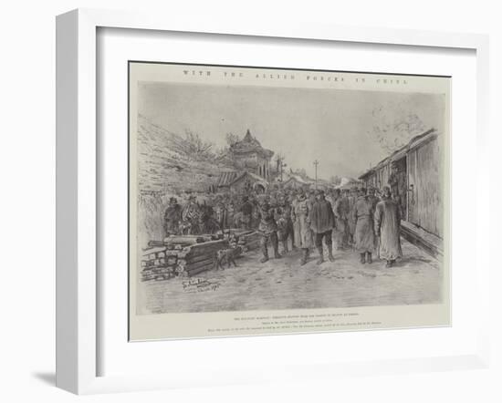 With the Allied Forces in China-Johann Nepomuk Schonberg-Framed Giclee Print