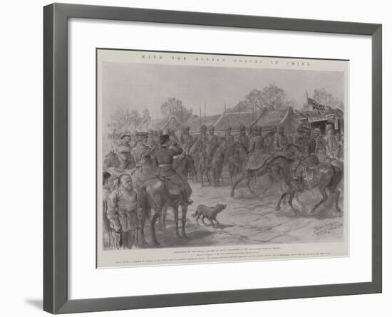 With the Allied Forces in China-Johann Nepomuk Schonberg-Framed Giclee Print