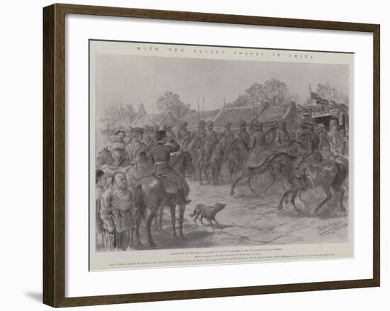 With the Allied Forces in China-Johann Nepomuk Schonberg-Framed Giclee Print