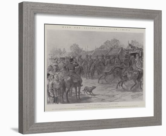 With the Allied Forces in China-Johann Nepomuk Schonberg-Framed Giclee Print