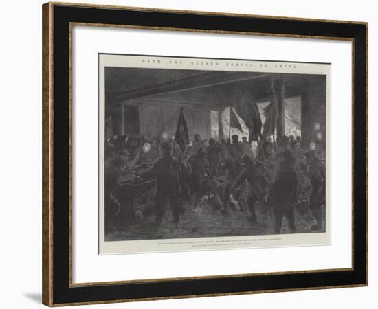 With the Allied Forces in China-Johann Nepomuk Schonberg-Framed Giclee Print