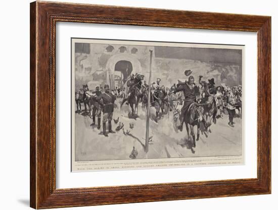 With the Allies in China-Frank Craig-Framed Giclee Print