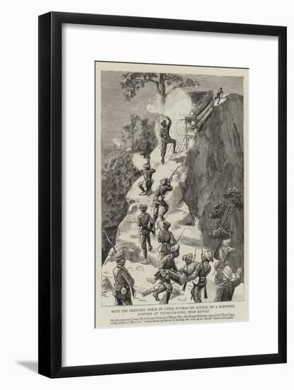 With the Chindwin Force in Upper Burma-null-Framed Giclee Print