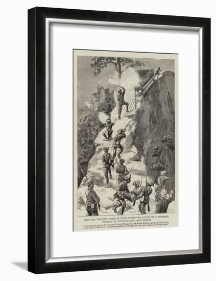 With the Chindwin Force in Upper Burma-null-Framed Giclee Print