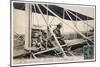 With the Comte de Lambert at the Controls of One of His Biplanes at a French Aviation Meeting-null-Mounted Art Print