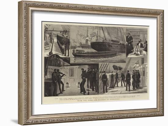 With the Duke and Duchess of Connaught-Joseph Nash-Framed Giclee Print