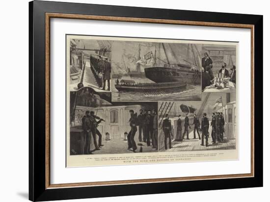 With the Duke and Duchess of Connaught-Joseph Nash-Framed Giclee Print