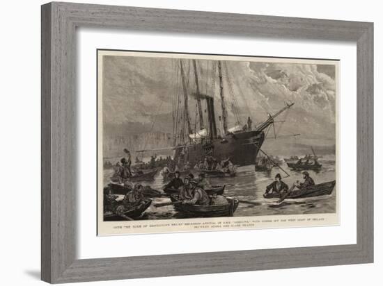 With the Duke of Edinburgh's Relief Squadron-Joseph Nash-Framed Giclee Print