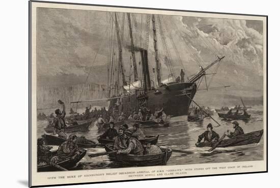 With the Duke of Edinburgh's Relief Squadron-Joseph Nash-Mounted Giclee Print