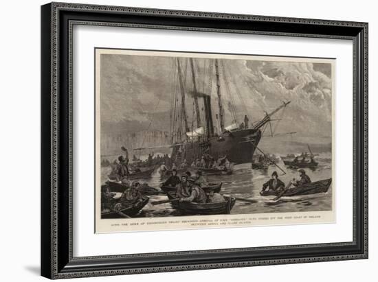 With the Duke of Edinburgh's Relief Squadron-Joseph Nash-Framed Giclee Print