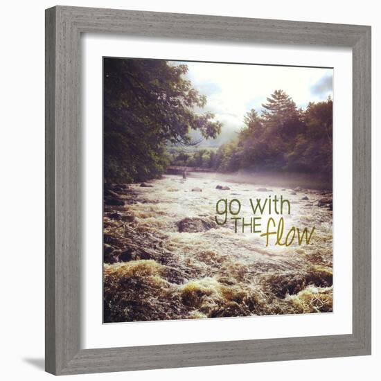 With the Flow-Kimberly Glover-Framed Giclee Print