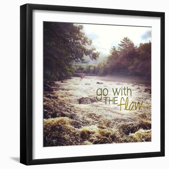 With the Flow-Kimberly Glover-Framed Giclee Print