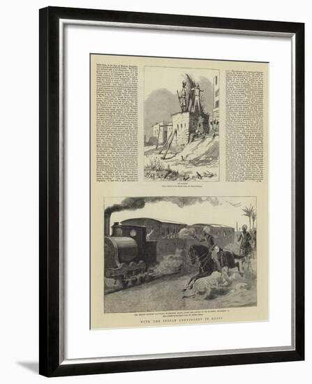 With the Indian Contingent in Egypt-Herbert Johnson-Framed Giclee Print