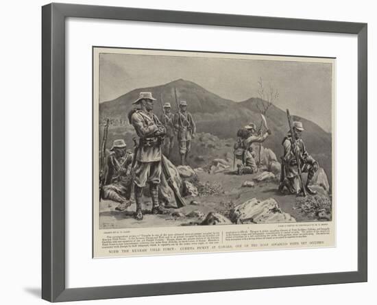 With the Kurram Field Force, Gurkha Picket at Dawaba, One of the Most Advanced Posts Yet Occupied-S.t. Dadd-Framed Giclee Print