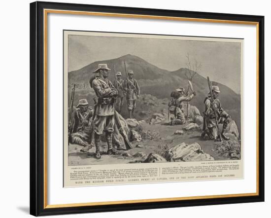 With the Kurram Field Force, Gurkha Picket at Dawaba, One of the Most Advanced Posts Yet Occupied-S.t. Dadd-Framed Giclee Print