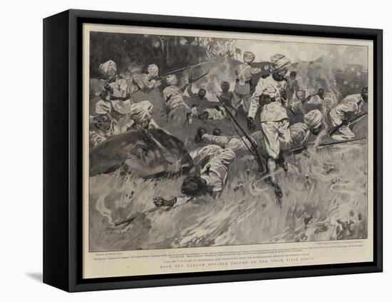 With the Kurram Movable Column of the Tirah Field Force-Frank Craig-Framed Premier Image Canvas