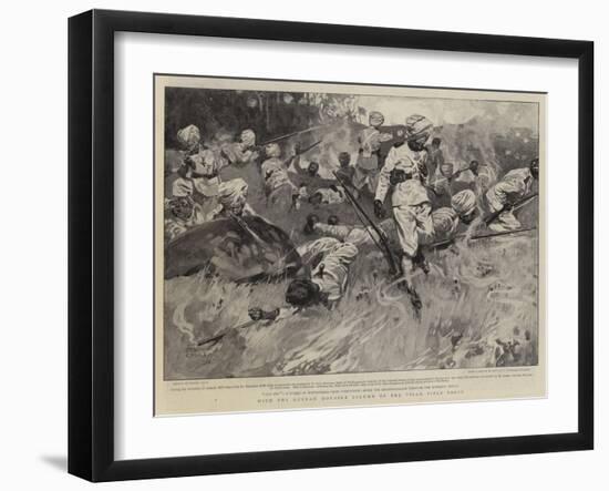 With the Kurram Movable Column of the Tirah Field Force-Frank Craig-Framed Giclee Print