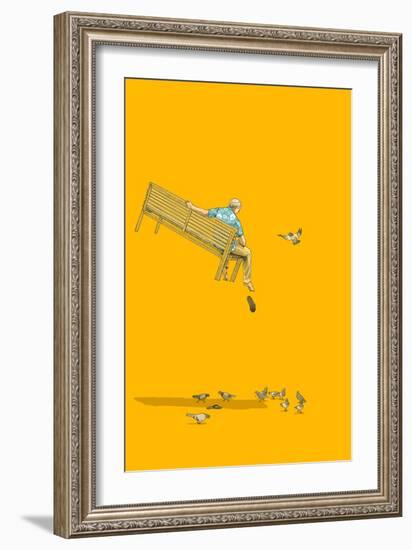 With the Pigeons-Jason Ratliff-Framed Giclee Print