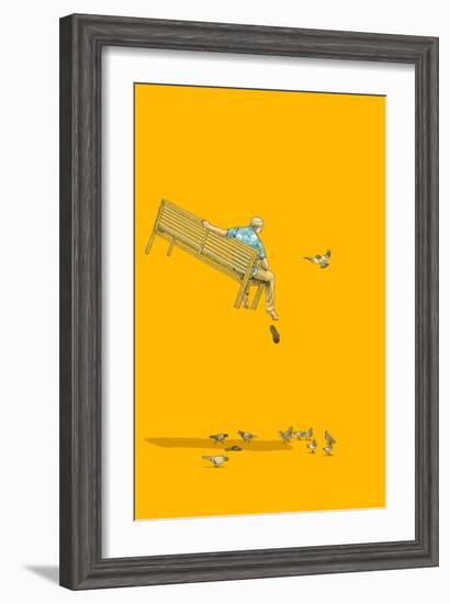 With the Pigeons-Jason Ratliff-Framed Giclee Print