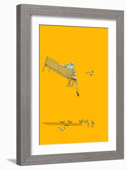 With the Pigeons-Jason Ratliff-Framed Giclee Print