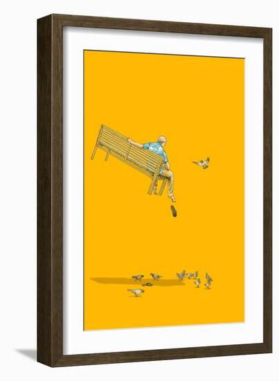 With the Pigeons-Jason Ratliff-Framed Giclee Print