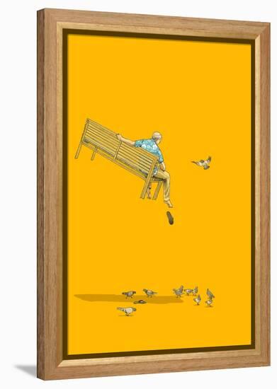 With the Pigeons-Jason Ratliff-Framed Premier Image Canvas