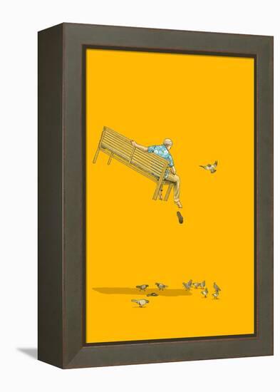 With the Pigeons-Jason Ratliff-Framed Premier Image Canvas