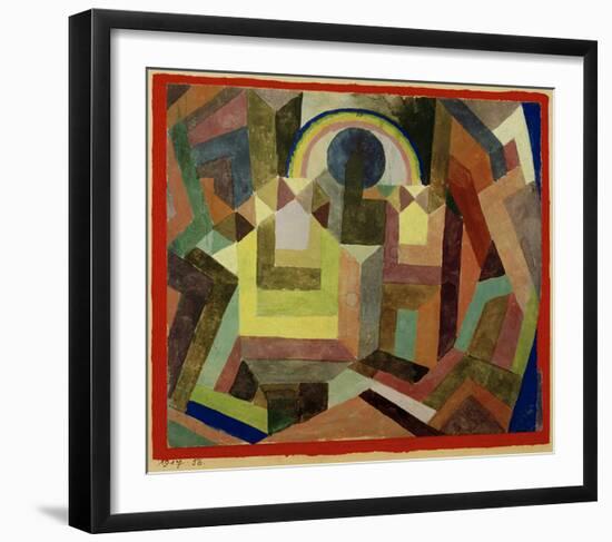 With the Rainbow-Paul Klee-Framed Giclee Print