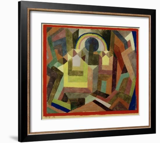 With the Rainbow-Paul Klee-Framed Giclee Print