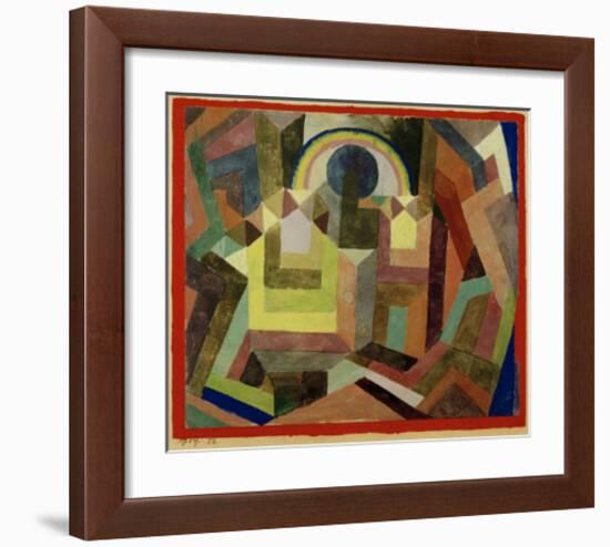 With the Rainbow-Paul Klee-Framed Giclee Print