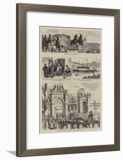 With the Russians and Turks-null-Framed Giclee Print