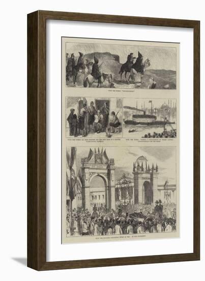 With the Russians and Turks-null-Framed Giclee Print