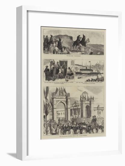 With the Russians and Turks-null-Framed Giclee Print