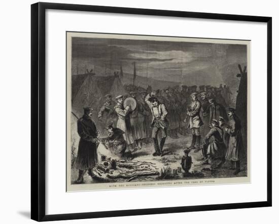 With the Russians, Soldiers Rejoicing after the Fall of Plevna-null-Framed Giclee Print