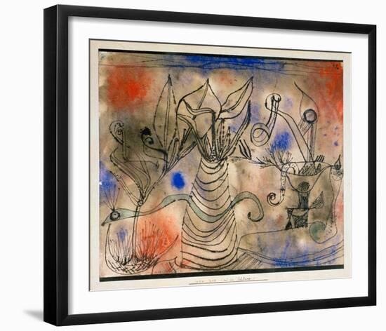 With the Snake, 1924-Paul Klee-Framed Giclee Print