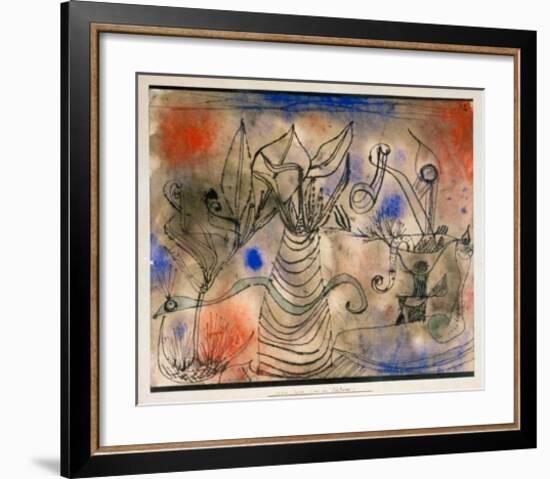 With the Snake, 1924-Paul Klee-Framed Giclee Print