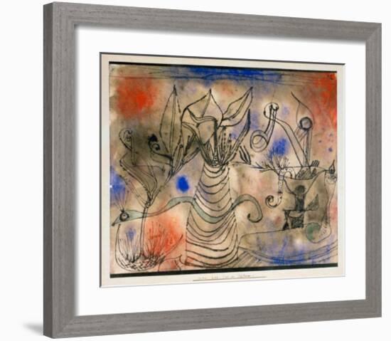 With the Snake, 1924-Paul Klee-Framed Giclee Print