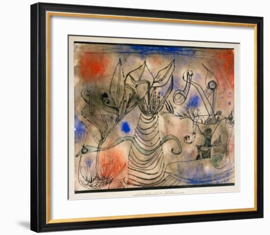 With the Snake, 1924-Paul Klee-Framed Giclee Print