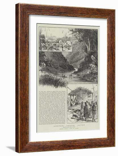 With the South Lushai Column-Melton Prior-Framed Giclee Print