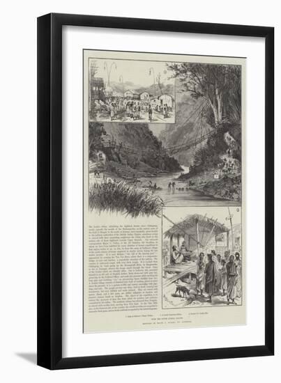 With the South Lushai Column-Melton Prior-Framed Giclee Print