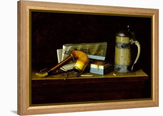 With the 'Staats Zeitung', 1890-William Michael Harnett-Framed Premier Image Canvas