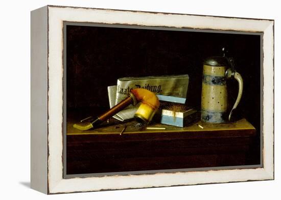 With the 'Staats Zeitung', 1890-William Michael Harnett-Framed Premier Image Canvas