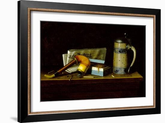 With the 'Staats Zeitung', 1890-William Michael Harnett-Framed Giclee Print