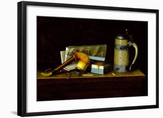 With the 'Staats Zeitung', 1890-William Michael Harnett-Framed Giclee Print