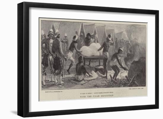 With the Tirah Expedition-Charles Joseph Staniland-Framed Giclee Print