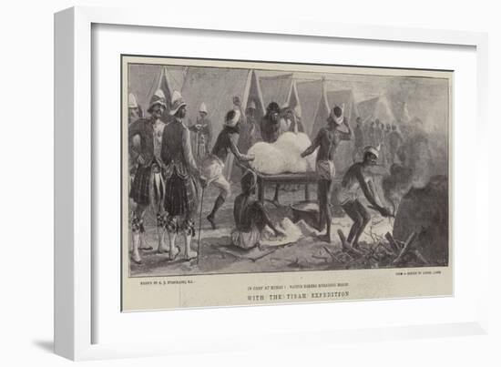 With the Tirah Expedition-Charles Joseph Staniland-Framed Giclee Print