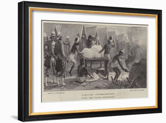 With the Tirah Expedition-Charles Joseph Staniland-Framed Giclee Print