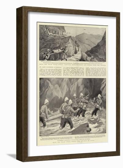 With the Tirah Field Force, the Advance on Datoi-Charles Joseph Staniland-Framed Giclee Print